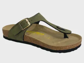 Neckermann Classic Thong Shoe Olive Green