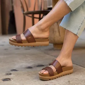 REEF CUSHION VISTA HI WOMENS SANDAL - BROWN