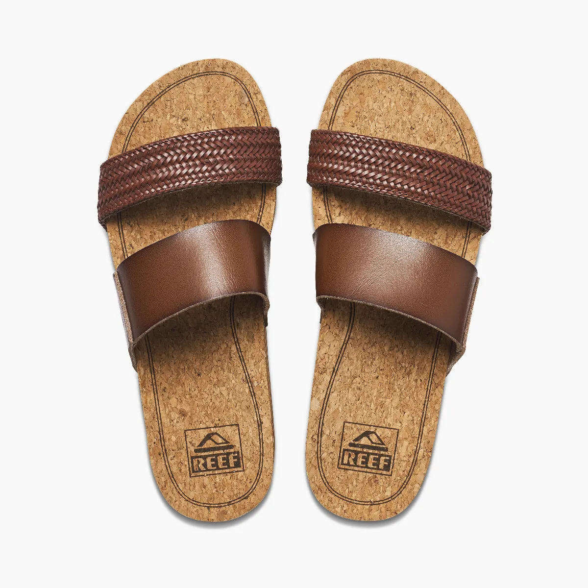 REEF CUSHION VISTA HI WOMENS SANDAL - BROWN