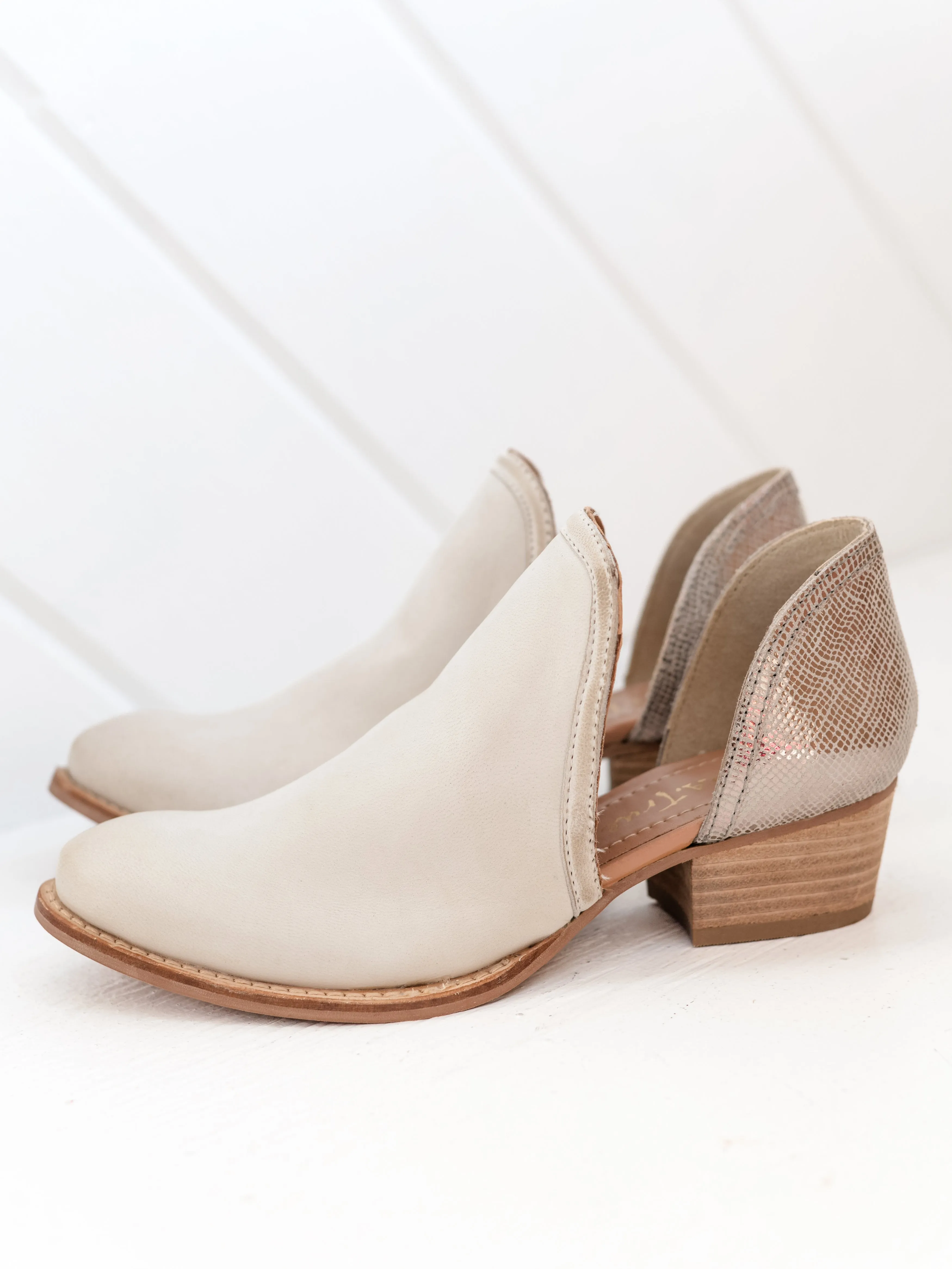Shy Town in White / Silver by Diba True
