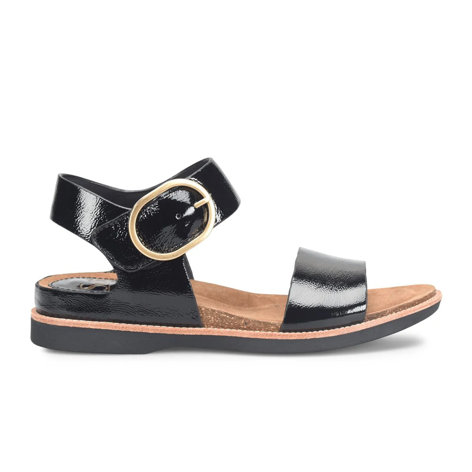 Sofft Bali Backstrap Sandal (Women) - Black Patent