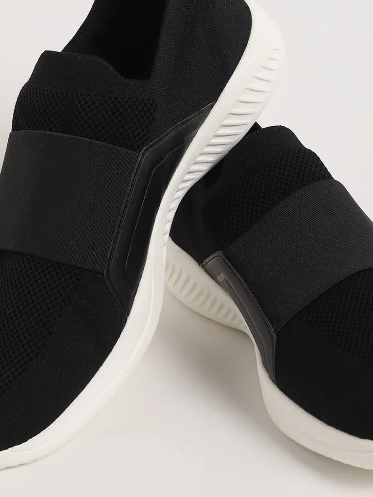 SOLEPLAY Black Slip-On Shoes