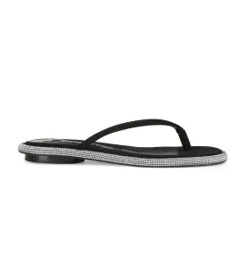 Sr Bijoux Sandal Flat Nero