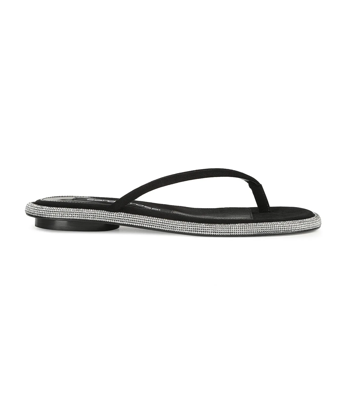 Sr Bijoux Sandal Flat Nero