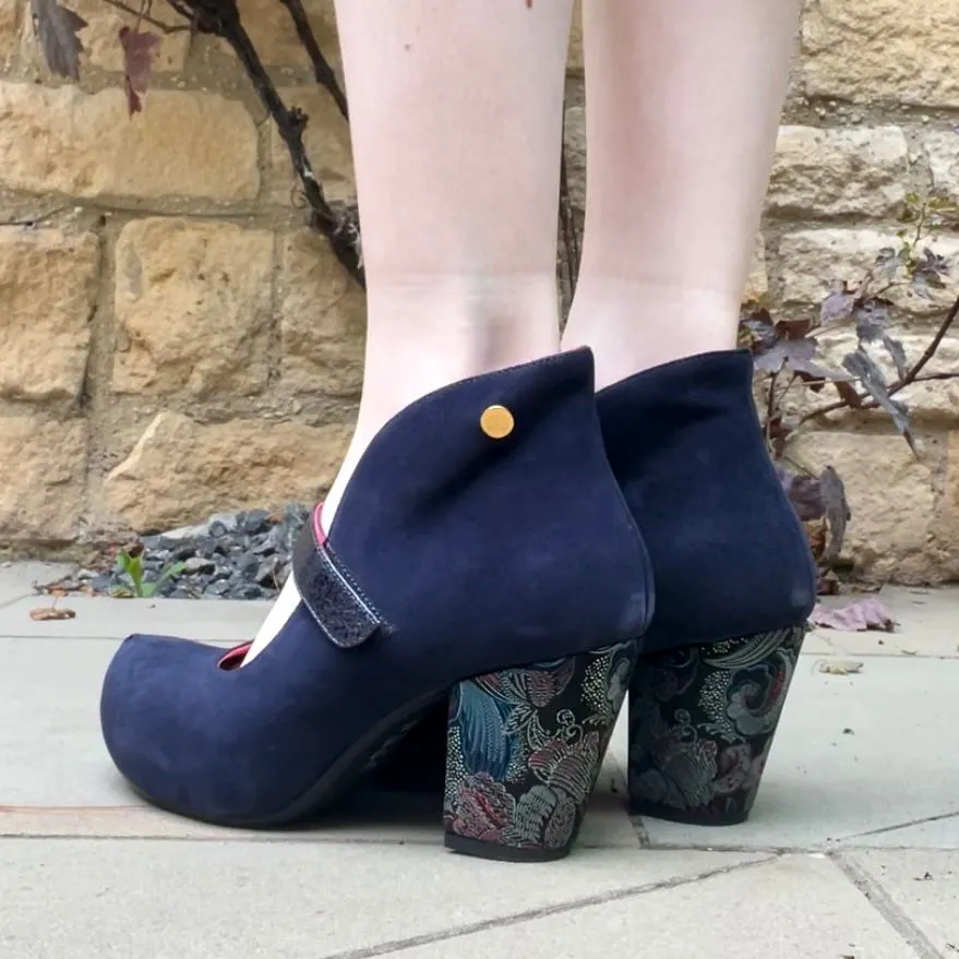 Stylo - Navy bar shoe