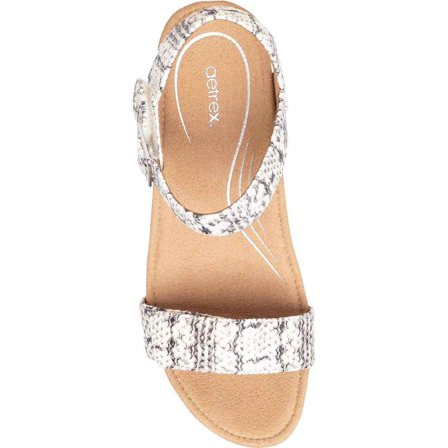 Women's Aetrex Sydney Snake Leather