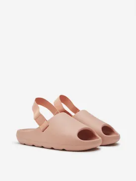 Yellow Peach Slingback Clogs